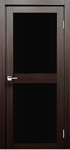 Товар Межкомнатная дверь Легенда Z-6 тон Грей Остекление Лакобель черное