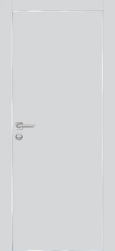 Фото Межкомнатная дверь ПХ- 1 AL кромка с 4-х ст. Сапфир матовый