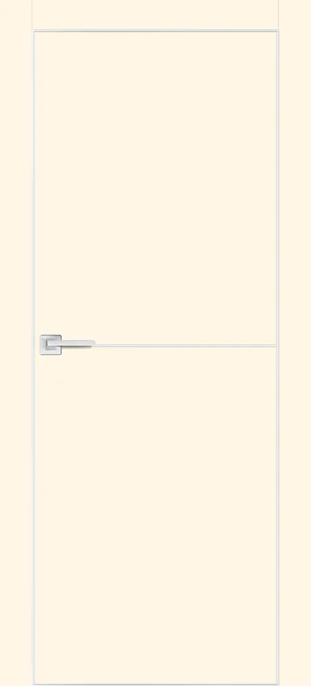 Фото Межкомнатная дверь P-19 AL молдинг магнолия
